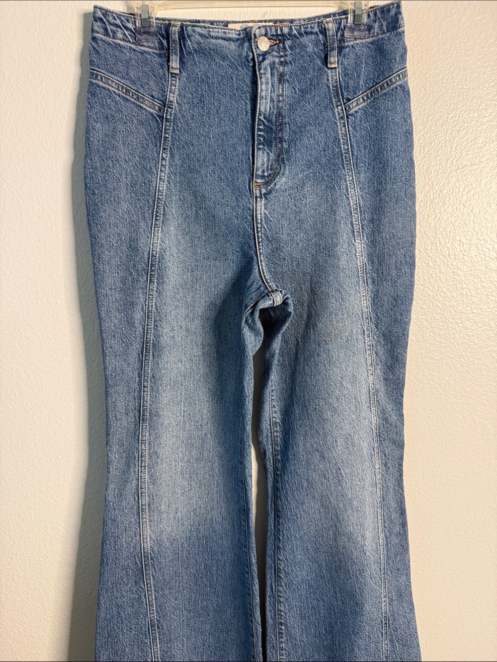 We The Free Size 29 High-Rise Wide-Leg Jeans 33.5” Inseam - Picture 3 of 11